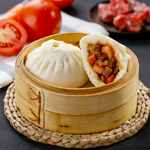 番茄牛腩包